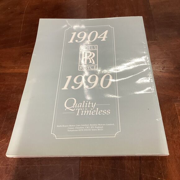 Rolls Royce & Bentley Queste Magazine Issue 16/ 1990 - Picture 4 of 8